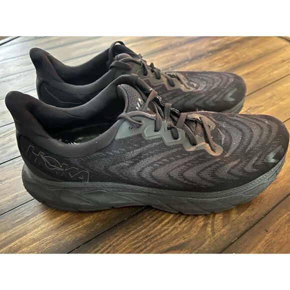 Hoka One One Mens Arahi 6 1123194 BBLC Black Running Shoes Sneakers Size 11 D main image 5